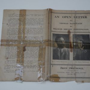 Sellotape repairs on an early 20th century pamphlet